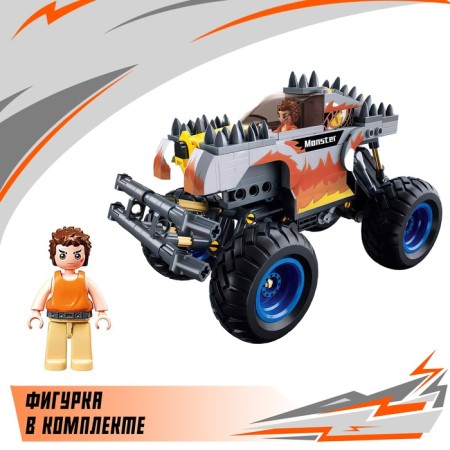 Designer SUV “Bigfoot” Sluban Mechano, Inertia, 267 details, 6+-3