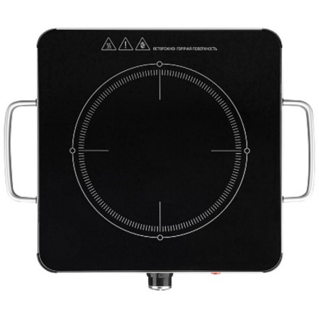 Infrared plate Leonord Le-1747, 2000 watts, 1 burner, 75 cm, black-2
