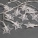 Garland “thread” 3 m with nozzles “stars”, ip20, transparent thread, 20 LED, glow of multi (RG/RB), blinking, usb
