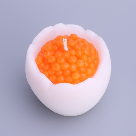 Decorative candle "Egg with caviar"