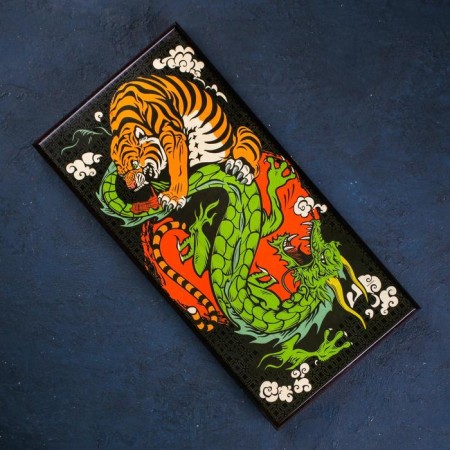 Medium backgammon "Tiger and Dragon" 50 × 50 cm