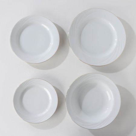Service table porcelain "Dove", 36 items, 4 types of plates-1