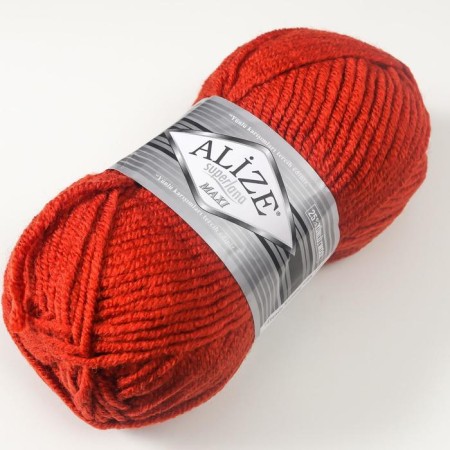 Yarn "Superlana Maxi" 75% acrylic, 25% wool 100m/100g (36 ceramics)-1