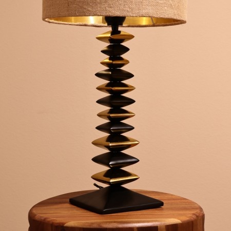 Lumber of the desktop "Lovers" 1x60W, E27 golden 31x31x44 cm-2