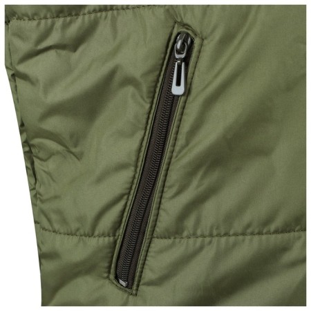 The vest insulated with a hood, Duspo fabric, Khaki color, p 44-46-4