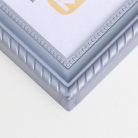 Photo frame plastic L-1 15x21 cm silver. Met. (plastic screen)-1