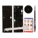 Watching interior clocks for the kitchen, 3D "Coffee time", sticker, large, D-120 cm