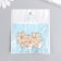 Decor for creativity plastic "Crystal flower" Transparent 3x3 cm