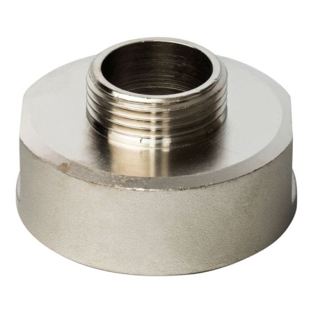 Adapter Stout SFT-0008-000021, 2 "x 1", internal/outer thread, nickelled brass-1