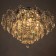 MARIA CHARALY 9X60W E14+27W LED PDU Chrome 58x58x33cm SVK