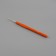 Knitting hook, with silicone handle, d = 1.5 mm, 13 cm, blue color