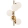 Suspended lamp Freya Fr5199PL-05BS1 Zing, 300x300x1018 mm, E27, 5x60W, brass color