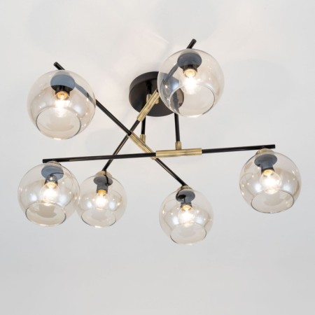 Ceiling chandelier "Henri" E14 6x60 watts-9
