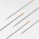 Sewing needles No. 3-9, d = 0.61 / 0.71 / 0.76 / 0.84 mm, 3.6 / 3.9 / 4 / 4.2 cm, with a golden ear, 20 pcs