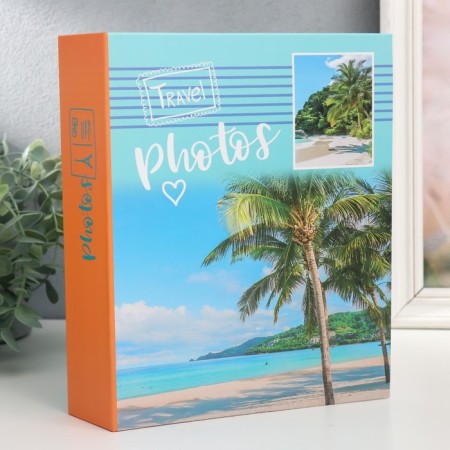 Photo album for 200 photos 10x15 cm, plastic. Pure Ultramarine sheets