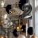 Candle in a cake on a “facet” skewer, number “2”, black, 5 cm