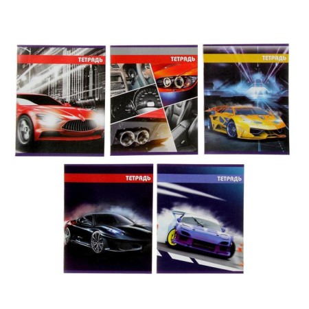 Notebook of 36 sheets in Calligrata Call "Auto-1", cover Cover Cardboard, Block No. 2, Whiteness 75% (gray sheets), mix