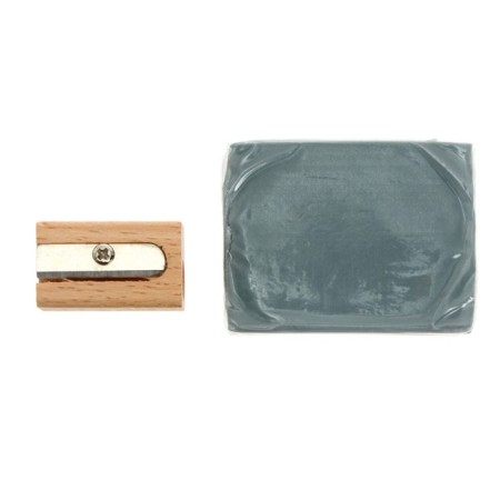 Artistic set for drawing 32 items, ZHK "Sonnet" (gouache 17 colors + Liners 8 pieces + related materials) in plastic boxing-5