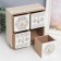 Casket wood chestnut 4 boxes "Eastern motifs" beige-white 10x22.3x24.8 cm
