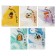Notebook 12 sheets, in a narrow ruler, "cuties", cover of shallow cardboard, offset unit, mix