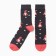 Socks male Santa Claus, dark blue color, size 40-44