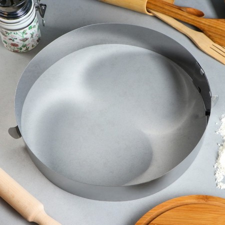 Form for baking and layout with size adjustment "Circle", H-6.5 cm, D-20-38 cm-2