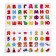 Magical designer Magical Magnet, 56 parts, matte parts