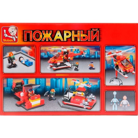 Designer "Fire Helicopter", 155 parts-4