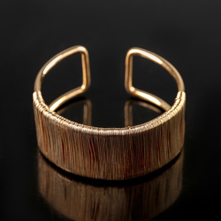 Ring for napkins "Aurora", 5 × 2 cm, gold color-1
