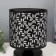 Lamp with the Oleander switch 1he27 40W black 14.5x14.5x19.5 cm Risalux