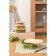 Smart Solutions baking and storage container, with bamboo lid, 370 ml