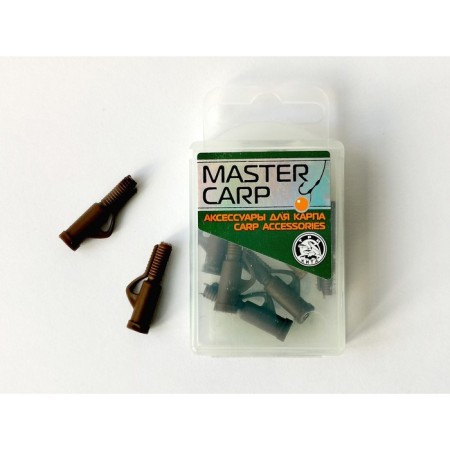Clip is safe for cargo, in a box, 10 pcs, brown color
