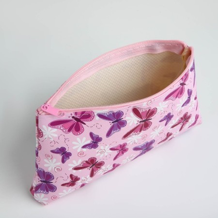 Lightning cosmetic bag, pink color-2