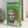 Safe-book wood to the leatherette "sculpture. Roman emperor" 21x13x5 cm