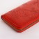 Women's wallet with lightning, red color
