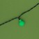 Garland “thread” 4.5 m with nozzles “balls”, IP44, dark thread, 30 LED, green glow, 2 modes, solar battery