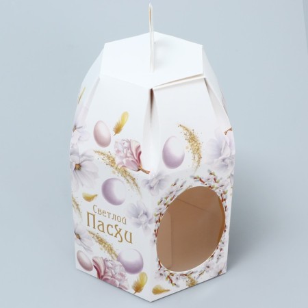 Confectionery box, packaging “piece of Easter”, Easter, 8 x 8 x 21 cm-1