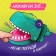 Board game "Do not Wake Dino!", From 1 player, 3+
