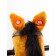 Horse Patal-rocking Amarobaby West, with wheels, 69.5x28.5x74 cm, brown color