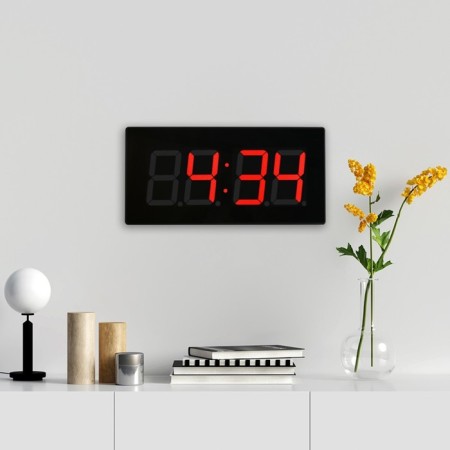 Electronic wall clock, 23 x 3 x 47 cm, USB-1