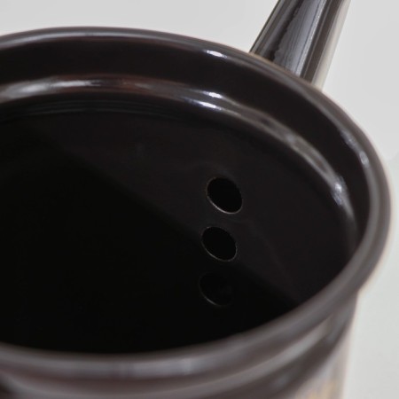 Hot teapot, 1 l, fixed handle, induction, red-black color, mixture-3