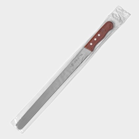 Knife for biscuit even edge konfinetta, blade length 35 cm, wooden handle-4