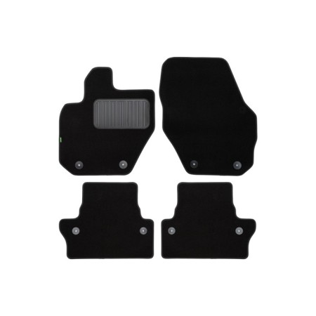 Standard salon mats for Volvo S60 automatic transmission 2010-2013, 2013-2018 sedan, 4 pcs., Textile
