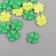 Decor for creativity plastic "Clover" set of 20 pcs 1.8x1.8x0.6 cm