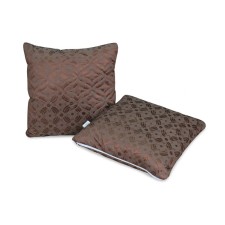 Decorative cappuccino pillow 40x40cm (Fas. 2 pcs), knit, PE 100%