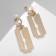 Earrings "Maximum" blade, color gold