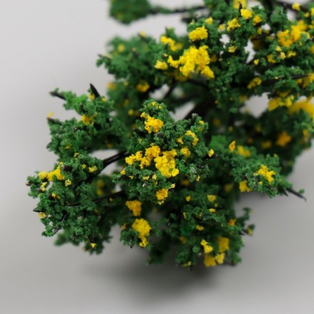 Artificial plant for creativity plastic "Cassia" 12 cm-3
