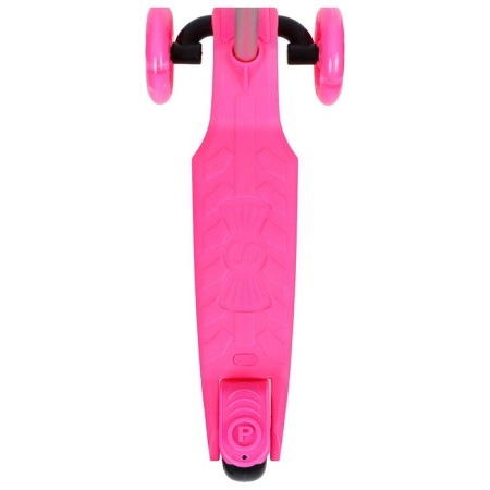 Graffiti scooter, steel, light wheels PU 120/100 mm, pink color-5
