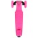 Graffiti scooter, steel, light wheels PU 120/100 mm, pink color
