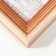 Photo frame pine С20 25x25 cm (plastic screen)